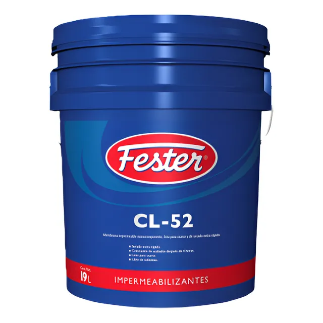 Impermeabilizante Fester Cl-52 Para Baños Y Terrazas Acabado Mate Color Azul