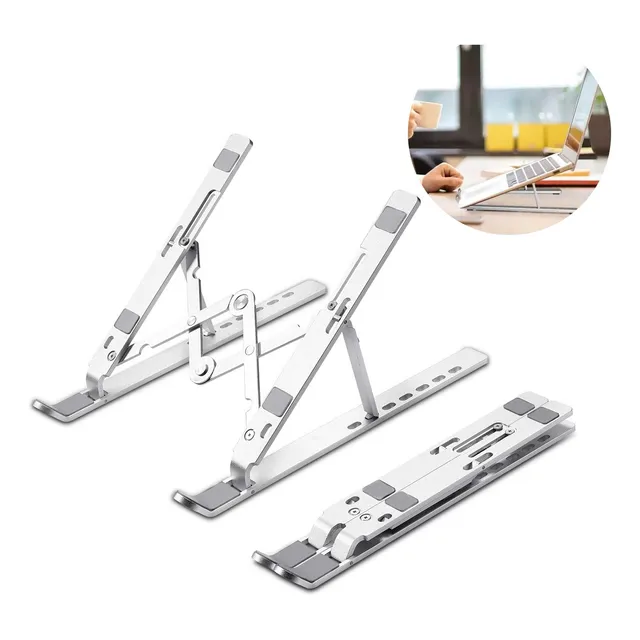 Base Plegable Soporte Portátil Para Laptop 7 Niveles Altura