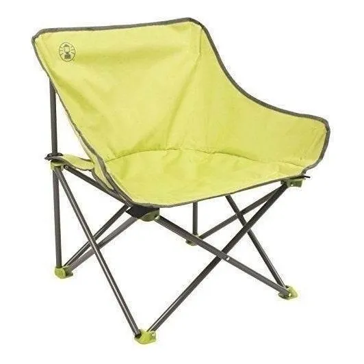 Silla Kickback Coleman Patas De Acero, Color Lima Color Verde