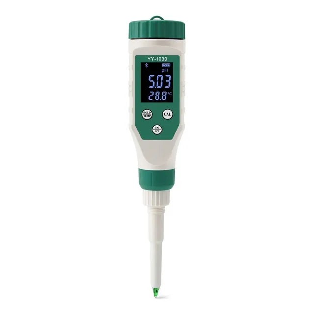 Medidor De Ph Y Temperatura Phmetro Para Semisolidos Queso 