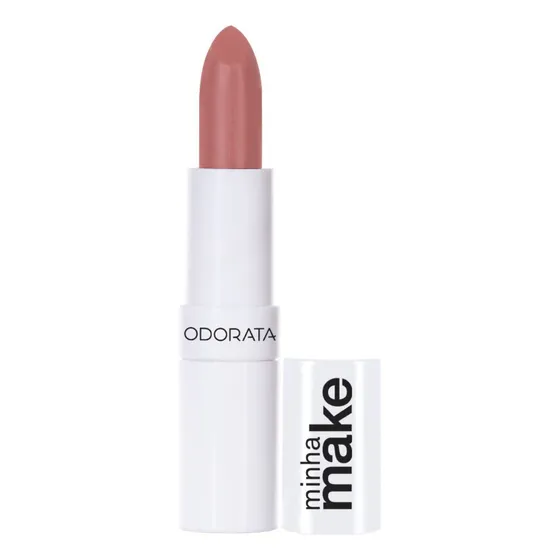 Batom Ice Nude Mate Acetinado Efeito Frio Minha Make Odorata