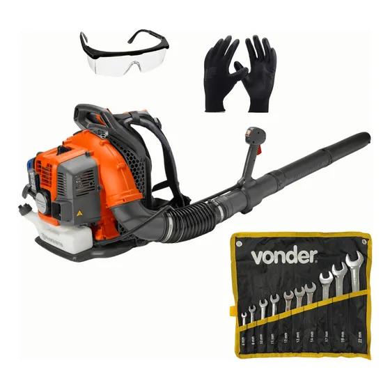 Soprador De Folhas 345bt A Gasolina Husqvarna Com Brindes