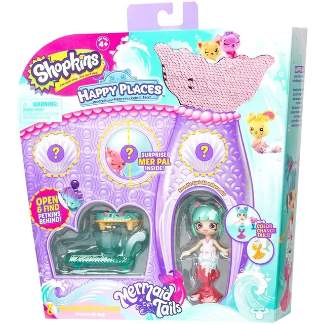 Shopkins Surprise Mermaid Tails Sirena (estilo Puede Variar)