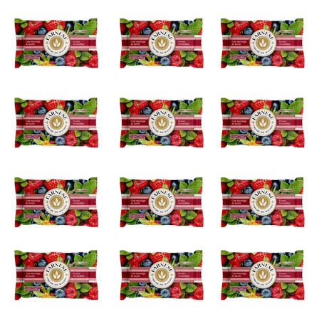Kit 12 Sabonetes Barra Farnese Frutas Vermelhas 85g