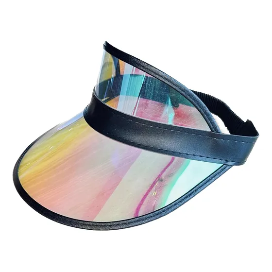 Visera Deportiva Sombrero Pvc Ajustable Para Playa Tendencia