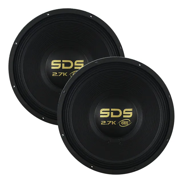 Kit 2 Woofer 15 Pol Eros Grave 2700 Rms E-15 Sds 2.7k 4 Ohms