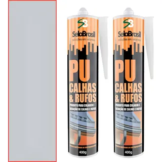Pu40 Uvs Calhas Pingadeiras Cola Selante Veda Kit 2 Unid — foto 5