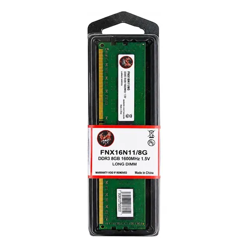 Memória RAM Desktop RZX Fatality DDR3 4GB 1333MHz 1.5v Pc3-10600