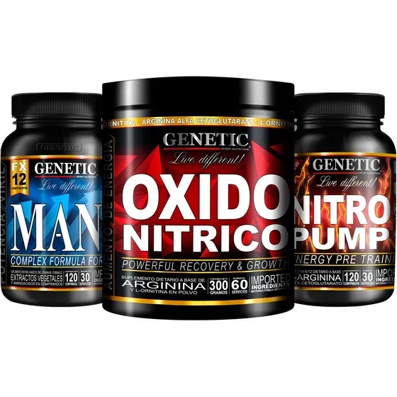 Eleva Testo Libido Sex Man Oxido Nítrico Nitro Pump Genetic