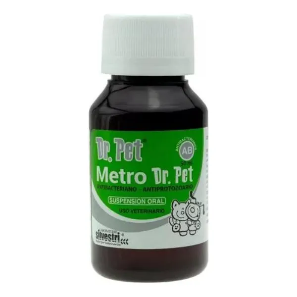 Metro Dr. Pet 50 Ml.  Metronidazol Veterinario
