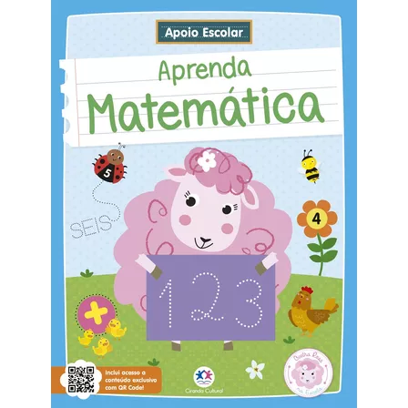 Apoio Escolar - Aprenda Matemática: Ovelha Rosa na Escola, de Pecand, Kátia. Série Ovelha rosa Ciranda Cultural Editora E Distribuidora Ltda., capa mole em português, 2021