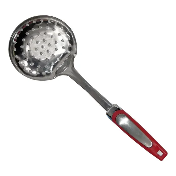 Cucharón Plano De Huecos En Acero Inoxidable Fine Casa 