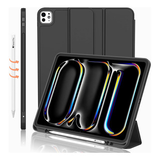 Funda Para iPad Pro 13 Pulgadas(7ª Generación) M4 2024 Negro Funda Para iPad Pro 13 Pulgadas(7ª Generación) M4 2024 Negro