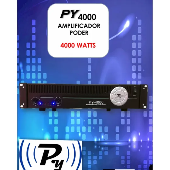 Power Amplificador Py Audio Py4000 Watts Tienda F