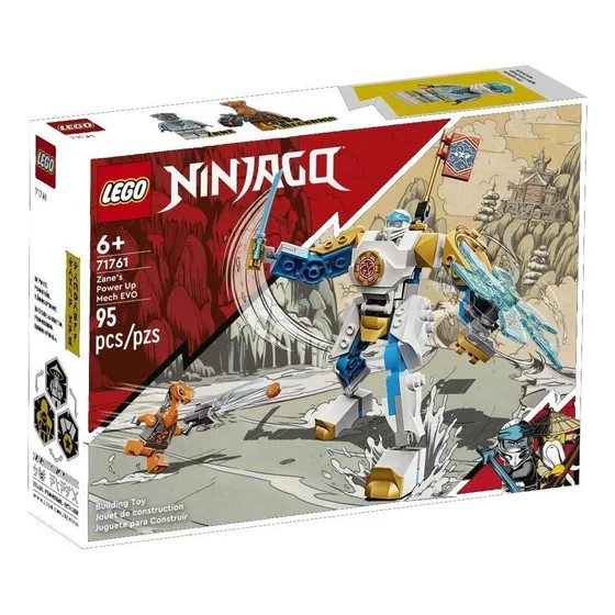 Lego Ninjago Robô Power Up Evo Do Zane 95 Peças - Lego 71761 Quantidade De Peças 95