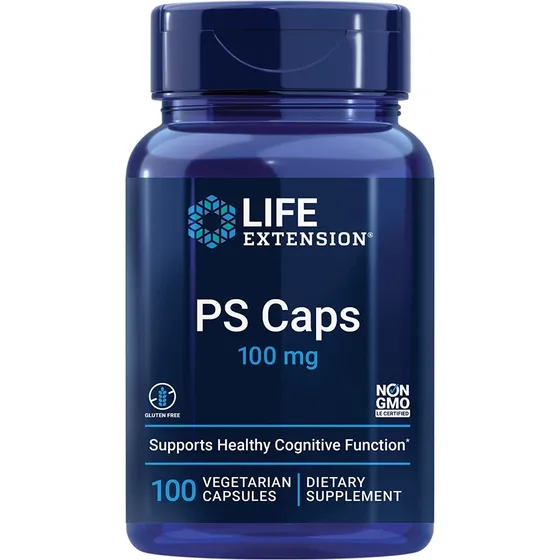 Life Extension, Fosfatidilserina, 100mg, 100 Cápsulas