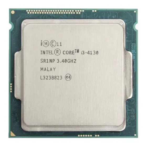 Processador gamer Intel Core i3-4130 CM8064601483615 de 2 núcleos e 3.4GHz de frequência com gráfica integrada