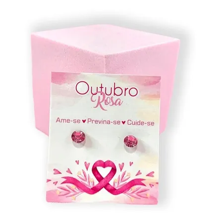 50 Brinco  Lembrancinha Brinde Mimo Outubro Rosa