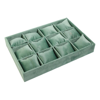 Organizador De Joyas, Contenedores Bandeja De Pulsera Verde Organizador De Joyas, Contenedores Bandeja De Pulsera Verde