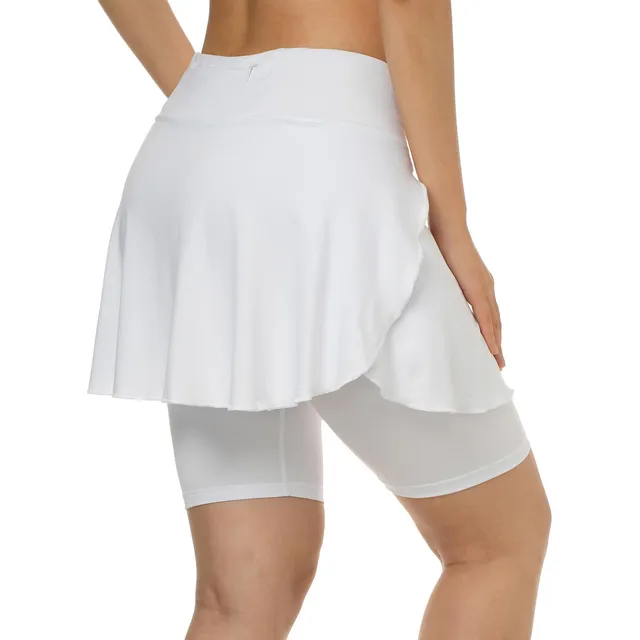 Falda Deportiva Para Mujer Leggings Pantalon Corto Ma Largo