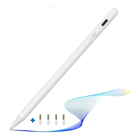 Lapiz Pencil Tactil Linkon Stylus 10 para tablet color blanco