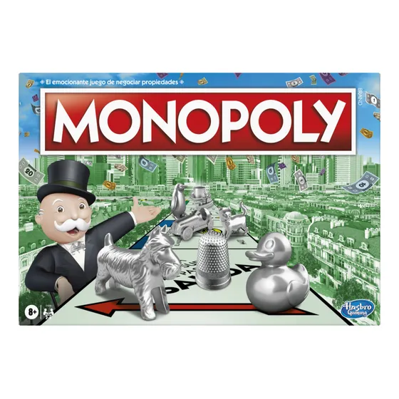 Juego De Mesa Monopoly Clásico Hasbro Gaming C1009 Español Latino