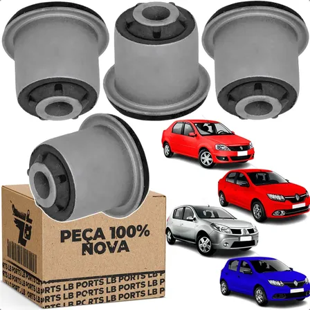 04 Buchas Da Bandeja Logan Sandeiro G1 G2 2007 Até 2019