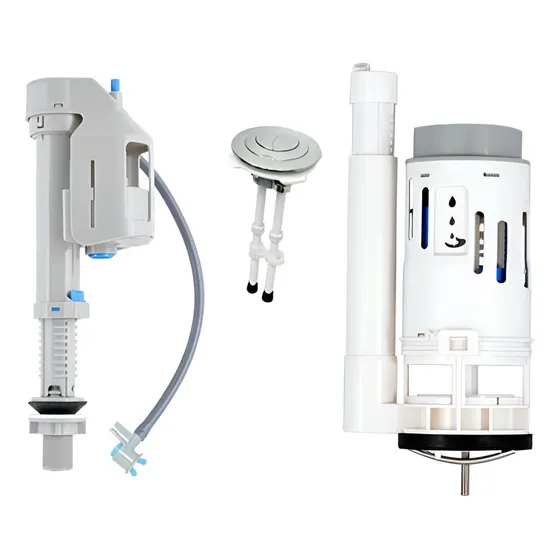 Kit De Herrajes Descarga Dual 2 Wc One Piece Ps-a015 Coflex