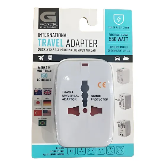 Adaptador Gforce Internacional 3 Patas 1 Und