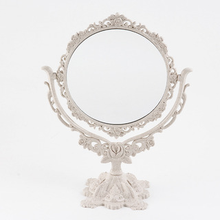 Espejo Decorativo Vintage Nórdico De Plástico Pequeño Y Redo Espejo Decorativo Vintage Nórdico De Plástico Pequeño Y Redo