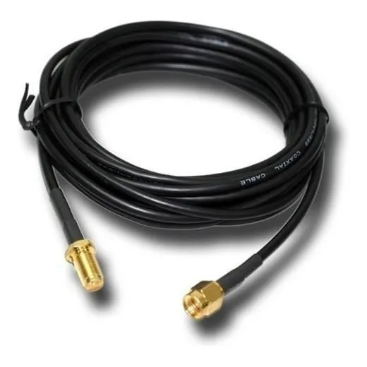 2 Cabo Pigtail Extensor Antena Roteadores Wi-fi Rp-sma 30 Cm