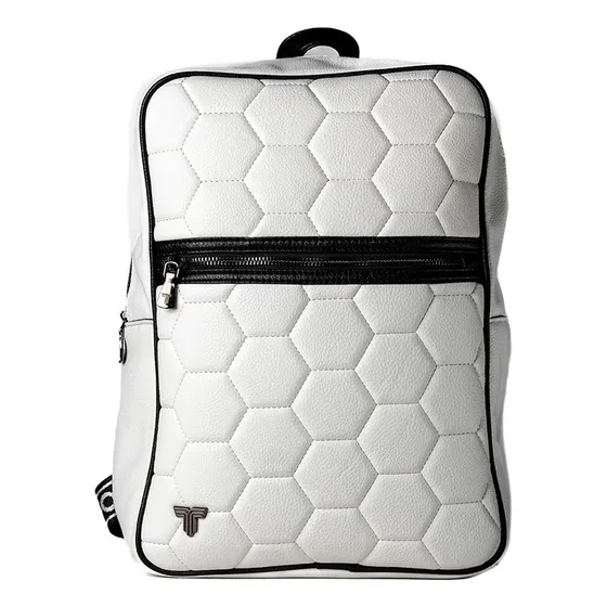 Mochila Hombre Pelota Blanca Tiffosi 2.0 Eco Cuero 