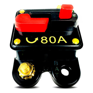 Disjuntor Chave 80amperes Svart 12v Proteção Som Automotivo Disjuntor Chave 80amperes Svart 12v Proteção Som Automotivo