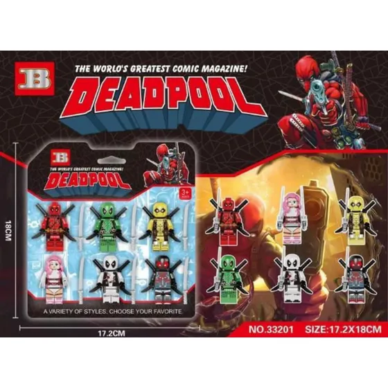 Set Minifiguras Marvel Avengers Bloques De Construcción 6pcs