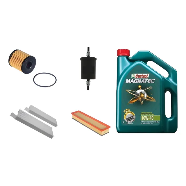 Kit Filtros Y Aceite 10w40 Castrol Partner/berlingo 1.6 16v