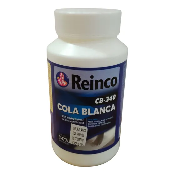 Pega O Cola Blanca 1/2 Litro  Marca Reinco