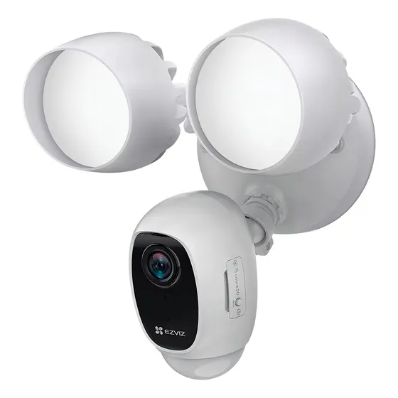 Camara Wifi Ezviz Vision Nocturna Luz Ip65 Vigilancia Dimm Color Blanco