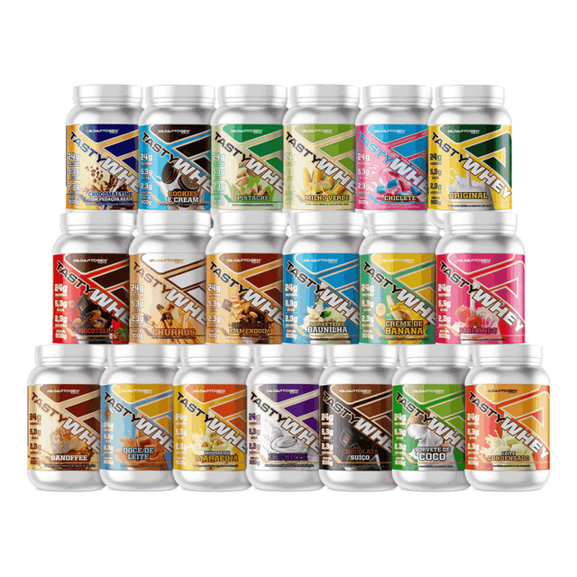 Tasty Whey Adaptogen 912g - Original - Novos Sabores Tasty Whey Adaptogen 912g - Original - Novos Sabores