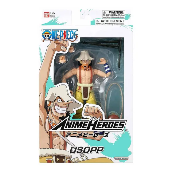 Boneco Articulado Usopp De 16cm Colecionável - One Piece