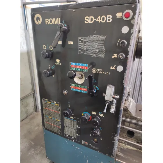 Torno Romi Sd-40b Convencional 1100 Na Cava 1500 De Barramen