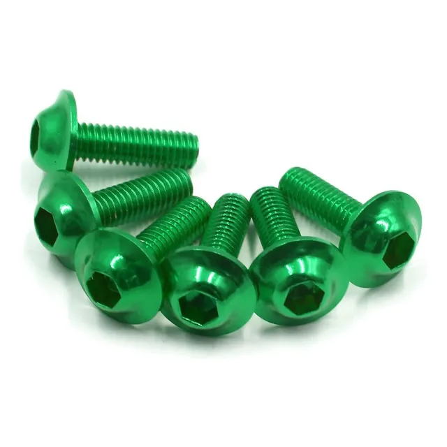 Tornillos Verdes Para Motocicleta M6x2cm