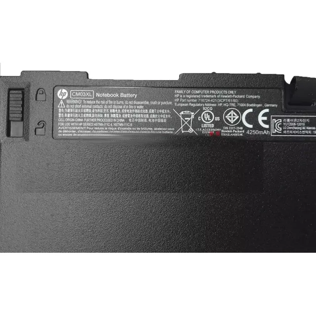 Bateria Laptop Cm03xl Hp Elitebook 740 745 750 755 840 84