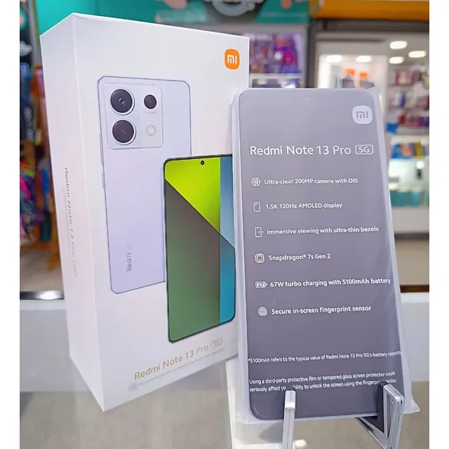 Xiaomi Redmi Note 13 Pro 5g 16gb Ram 512gb Rom+reloj+audíf