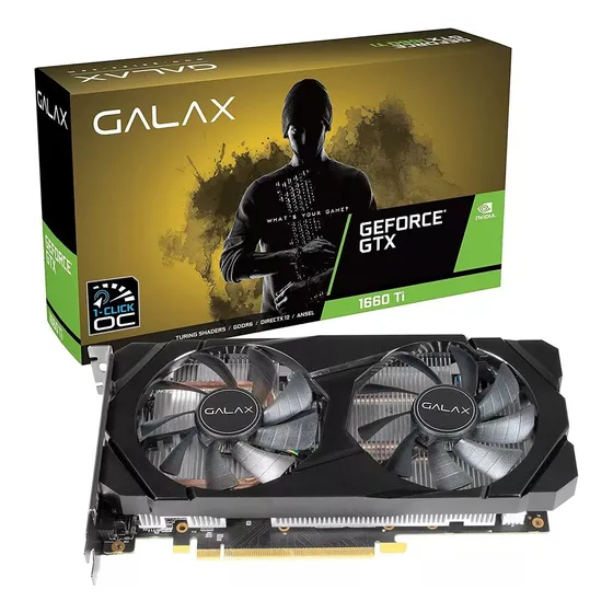 Placa De Video Nvidia Gtx 1660 Ti 6gb Gddr6 - Oc 1-click