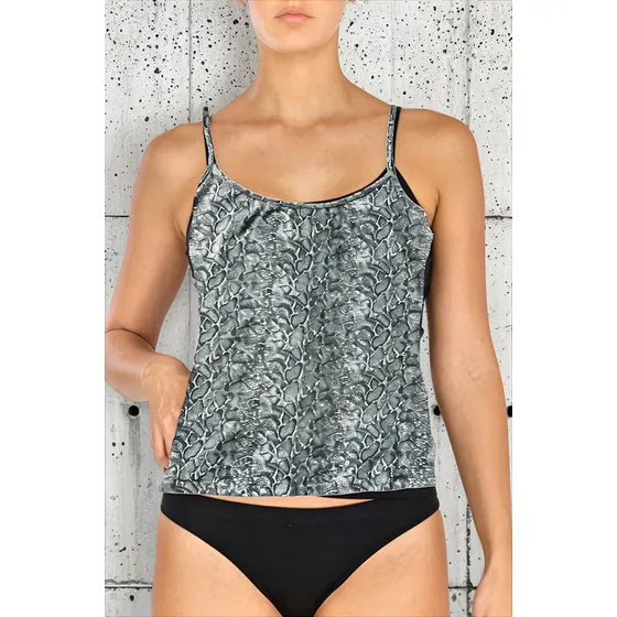 Camiseta Bretel Fino Estampado Estilo Prili Primavera Verano