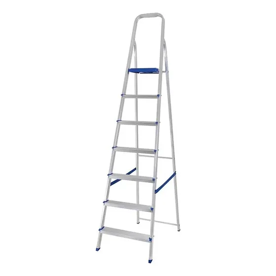 Escalera Aluminio Mor 7 Escalones 1.52mts Altura Utilizable