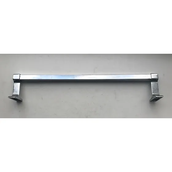 Toallero Cromado Tubo Cuadrado Largo 41cm