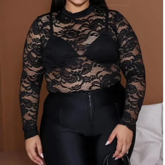 Body Manga Longa | Mercado Livre