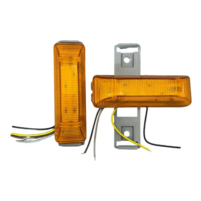 Plafon Luz Led Lateral Ambar/rojo Camiones, Autobuses, Gruas