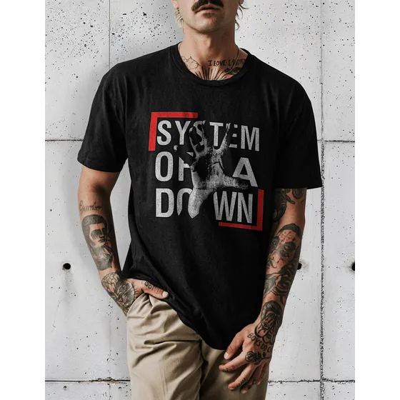 Polo Personalizado Con Motivo Banda System Of A Down 002